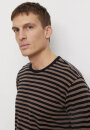 Männer Longsleeve MACA STRIPES vintage brown