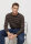 Männer Longsleeve MACA STRIPES vintage brown