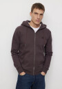 Männer Sweatjacke BIRCH dark grape