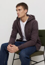 Männer Sweatjacke BIRCH dark grape