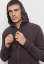 Männer Sweatjacke BIRCH dark grape