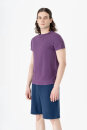 Modal Männer T-Shirt weinbeere