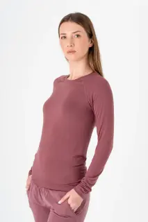 Frauen-Longsleeve Modal nocturne