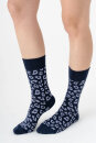 Unisex Leo Strümpfe indigo-lavendel