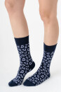 Unisex Leo Strümpfe indigo-lavendel  43/46