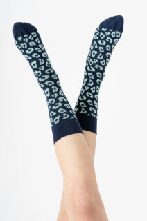 Unisex Leo Strümpfe indigo-kiwi