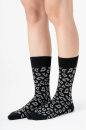 Unisex Leo Strümpfe schwarz-grau