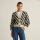 Cardigan Kanan Pepita Cats oat white
