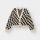 Cardigan Kanan Pepita Cats oat white