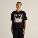 T-Shirt Vadstena Painted Swan black