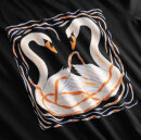T-Shirt Vadstena Painted Swan black