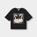 T-Shirt Vadstena Painted Swan black