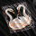 T-Shirt Vadstena Painted Swan black