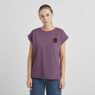 T-Shirt Visby Curious Cat berry purple