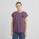 T-Shirt Visby Curious Cat berry purple