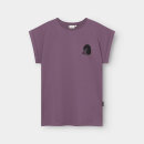 T-Shirt Visby Curious Cat berry purple