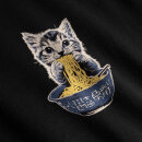 T-Shirt Stockholm Cat And Noodles black
