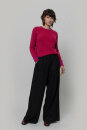Strickpullover Emilia recyceltes Kaschmir pink-red