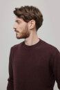 Strickpullover Ferruccio recycelte Wolle brown caffé
