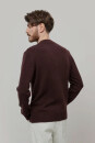 Strickpullover Ferruccio recycelte Wolle brown caffé