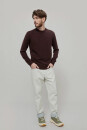 Strickpullover Ferruccio recycelte Wolle brown caffé