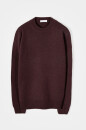 Strickpullover Ferruccio recycelte Wolle brown caffé