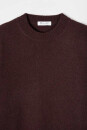 Strickpullover Ferruccio recycelte Wolle brown caffé