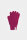 Handschuhe Anita (klein) recyceltes Kaschmir pink geranio
