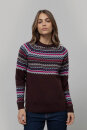 Strickpullover Marina aus recycelter Wolle brown...