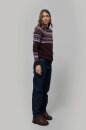 Strickpullover Marina aus recycelter Wolle brown caffé