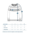 Strickpullover Armando recycelte Wolle blue mora
