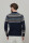 Strickpullover Armando recycelte Wolle blue mora