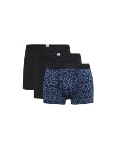 Unterhosen Boxer Briefs 3 pack blue flowers M